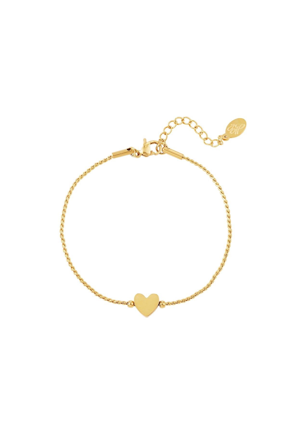 Golden heart (bracelet)