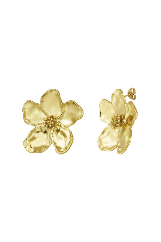 Golden daisy (earrings)