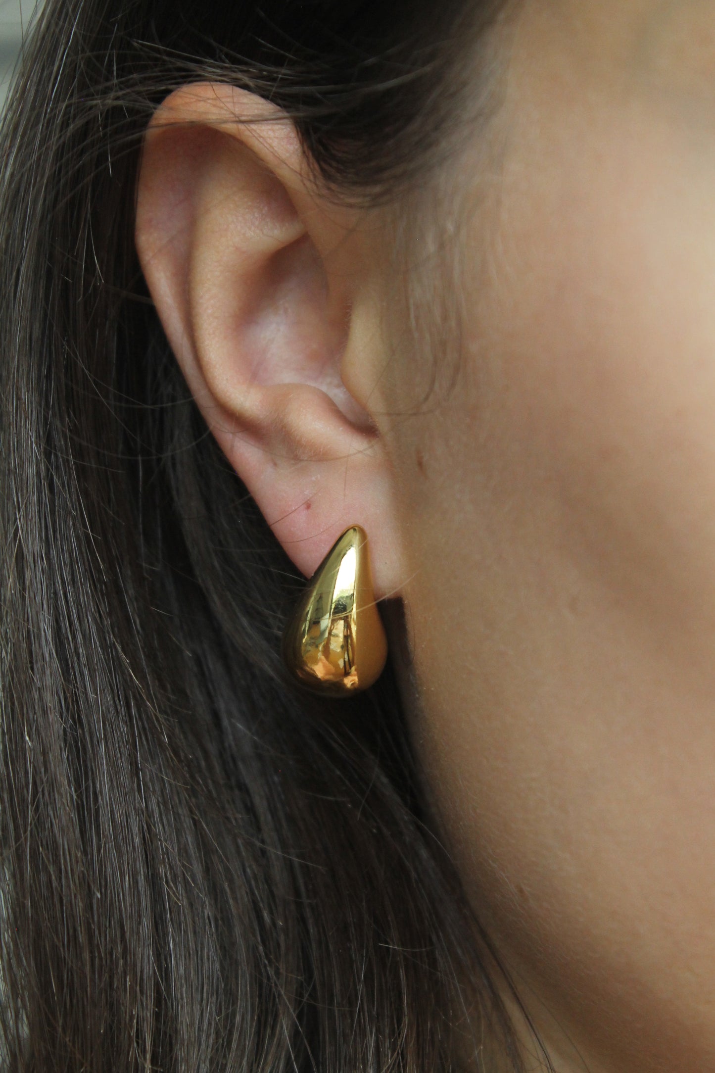 Golden drop - small (earrings)