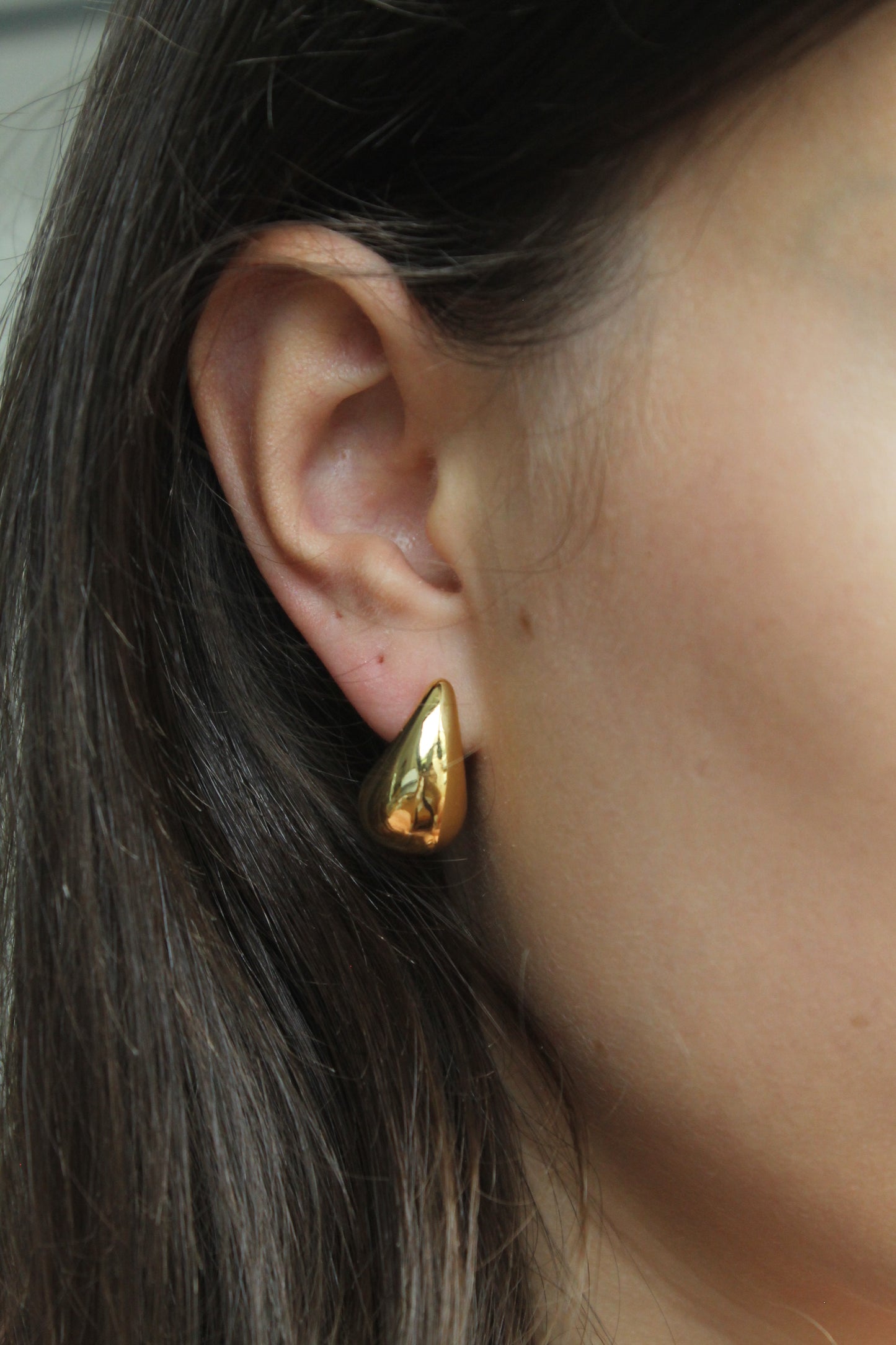 Golden drop - small (earrings)