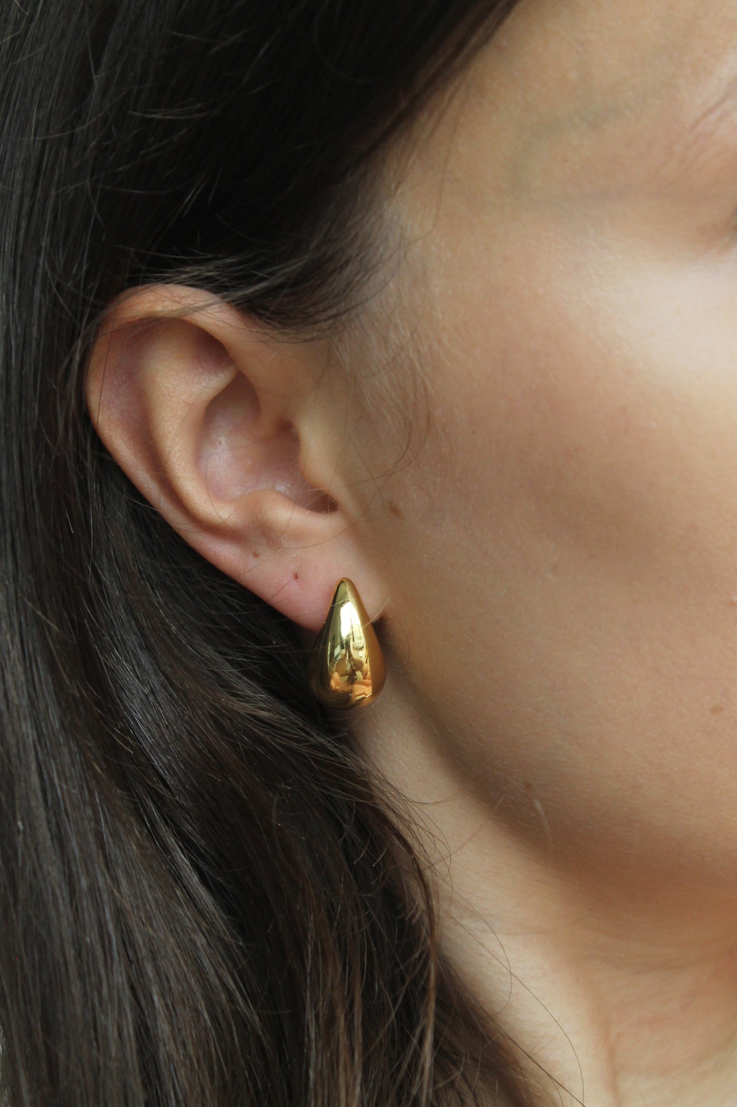 Golden drop - small (earrings)