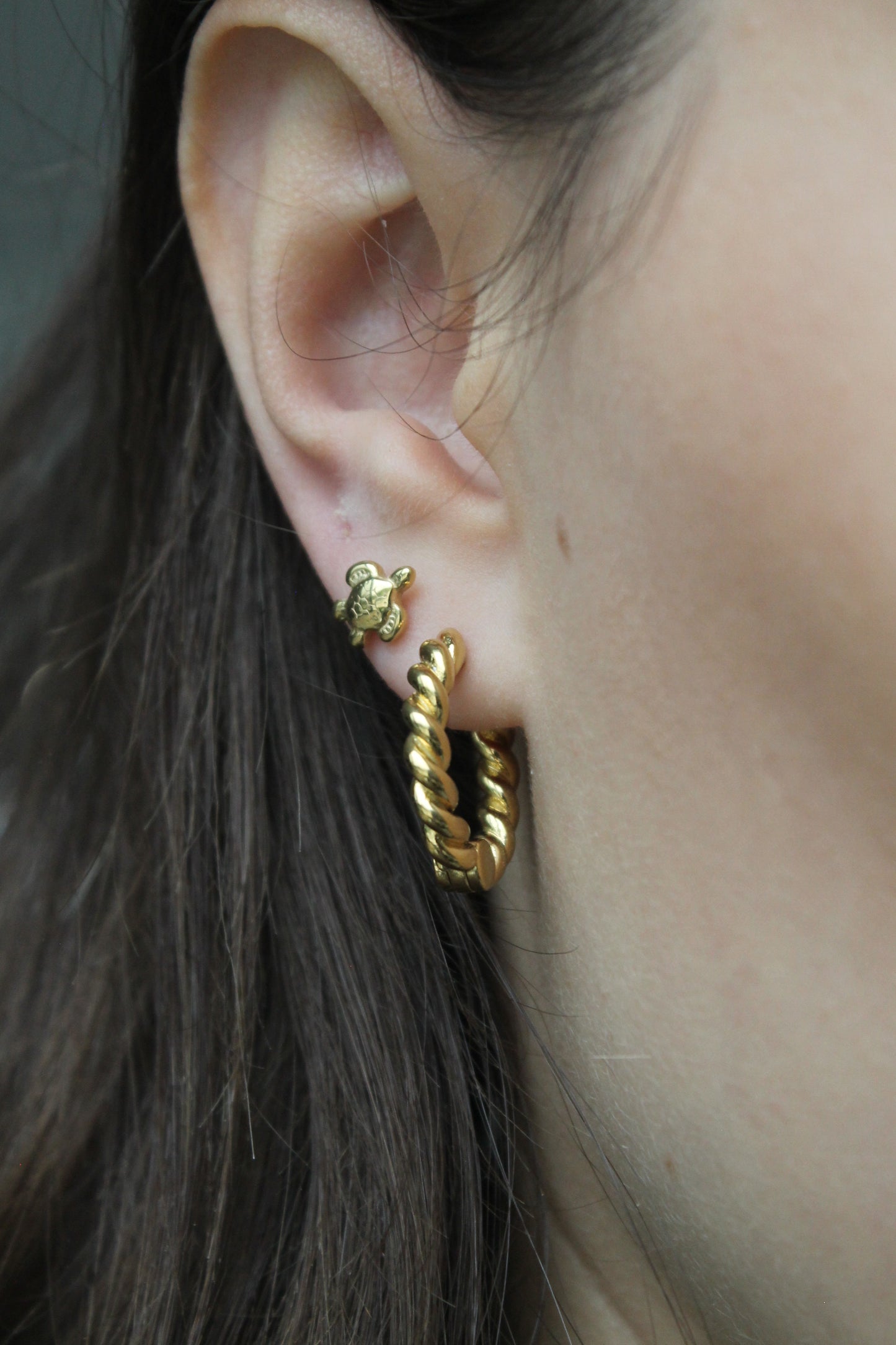 Twisted hoops (earrings)