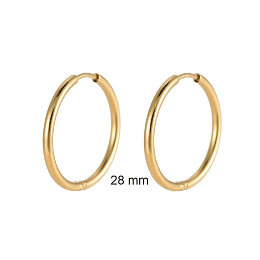 Hoops (earrings) - 28 mm