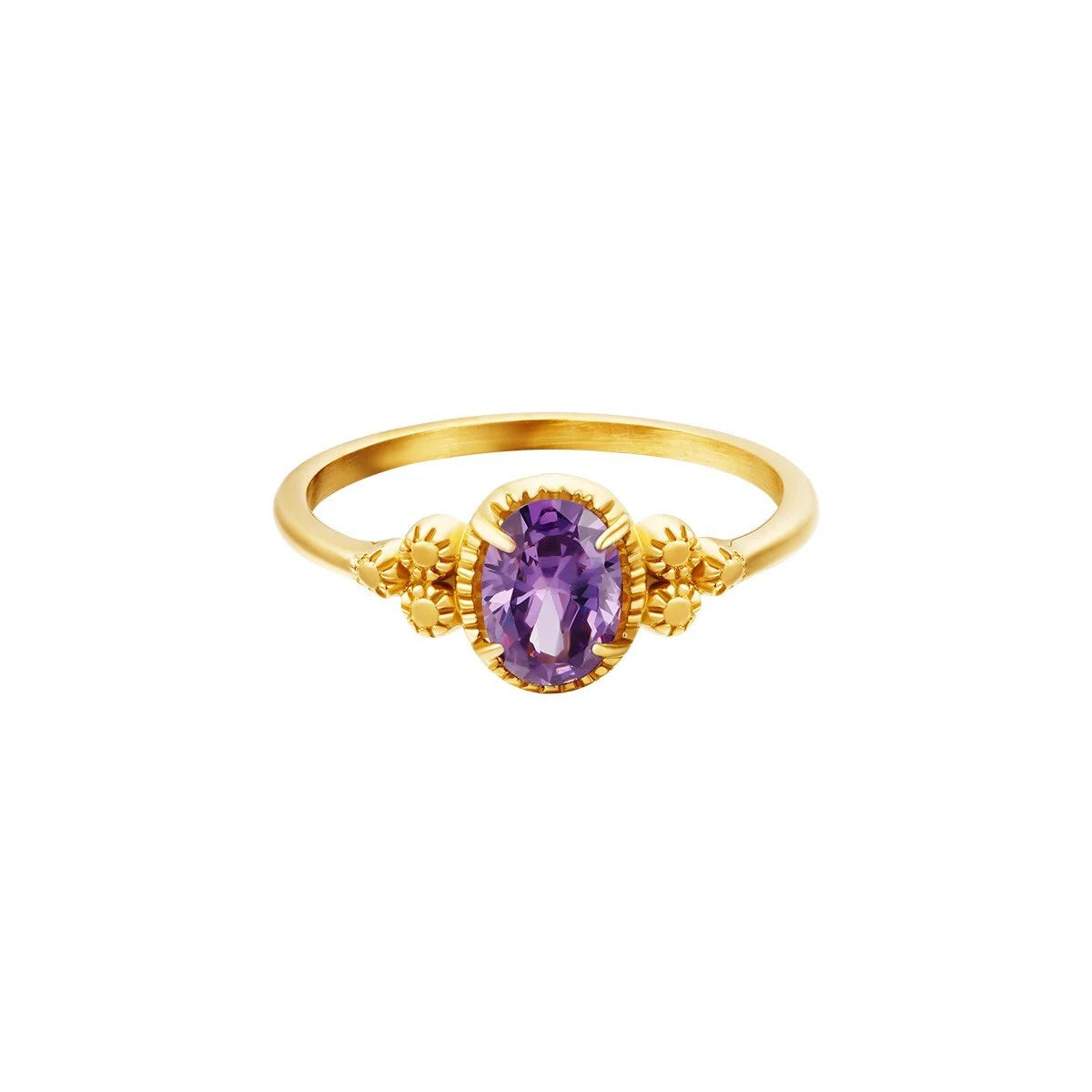 Leonore purple (ring) — Size 16