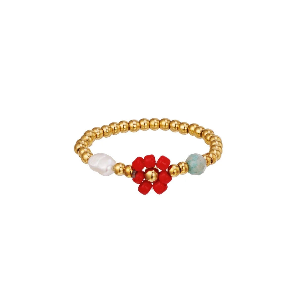 Red blossom (ring) — Size 17