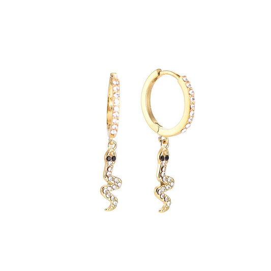 Snakey diamond (earrings)