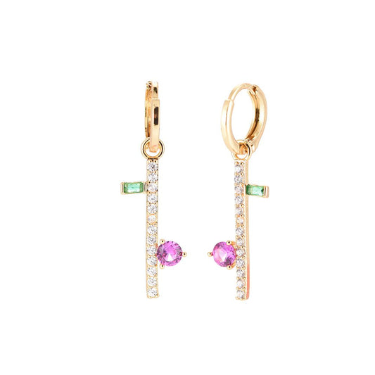 Pastel bar (earrings)